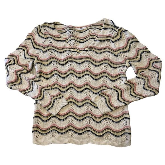 O’Neill Crotchet Chevron Sweater - Picture 1 of 5
